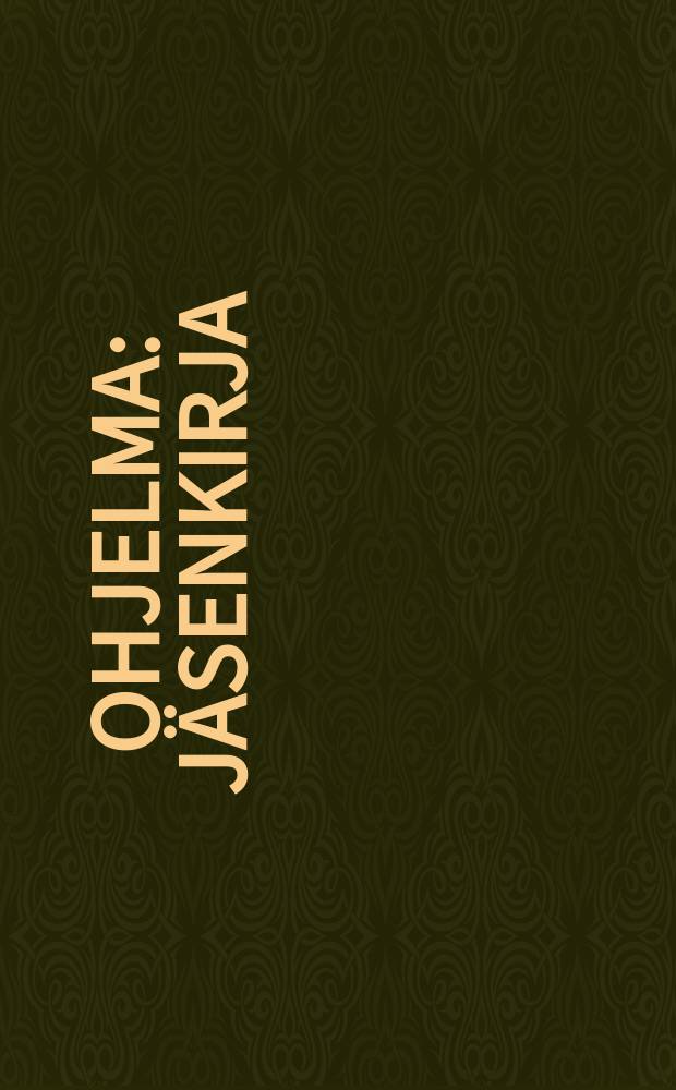 Ohjelma : Jäsenkirja