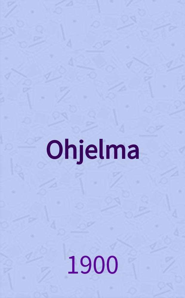 Ohjelma