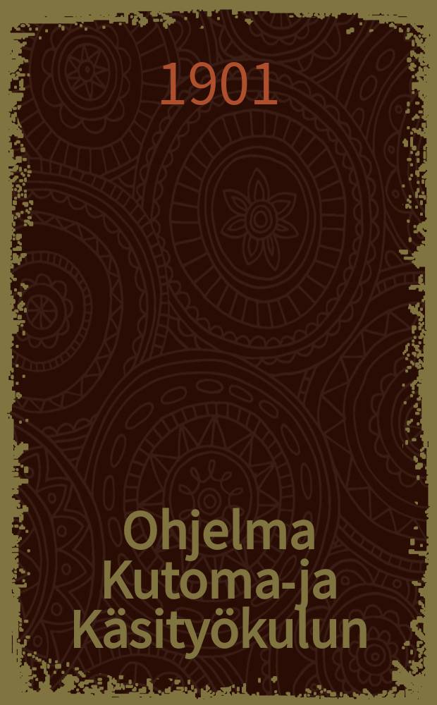 Ohjelma Kutoma-ja Käsityökulun