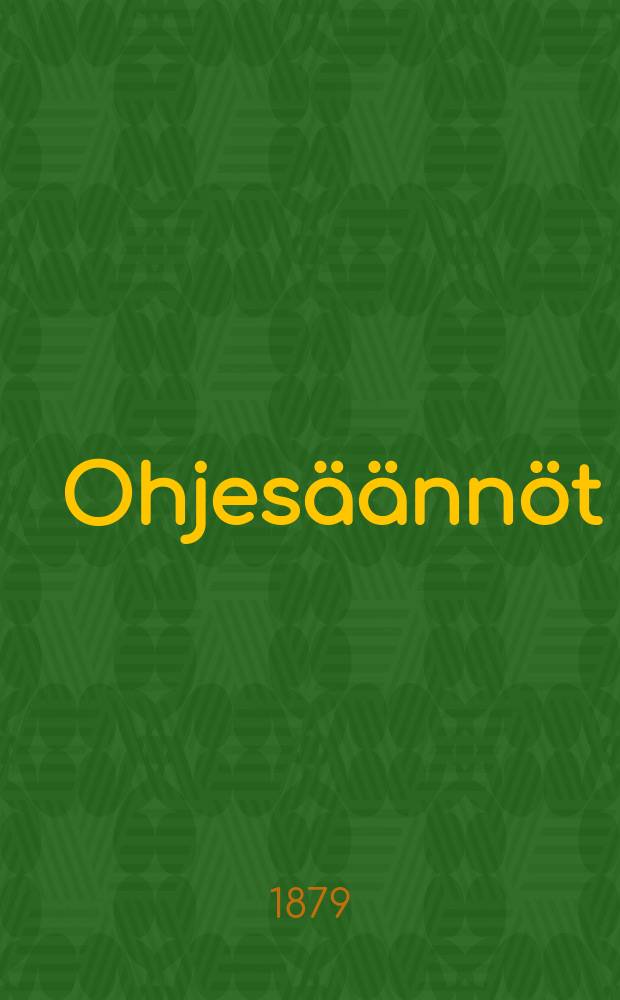 Ohjesäännöt