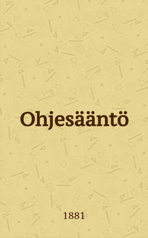 Ohjesääntö