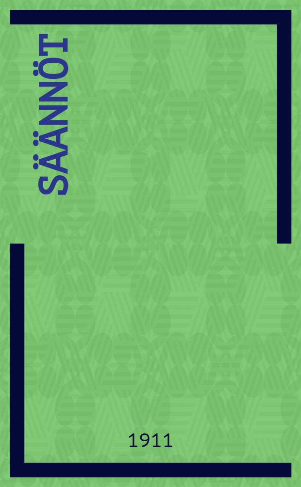 S&auml;&auml;nn&ouml;t