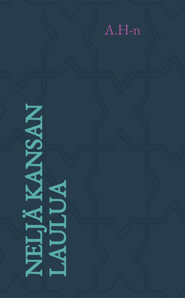 Neljä kansan laulua