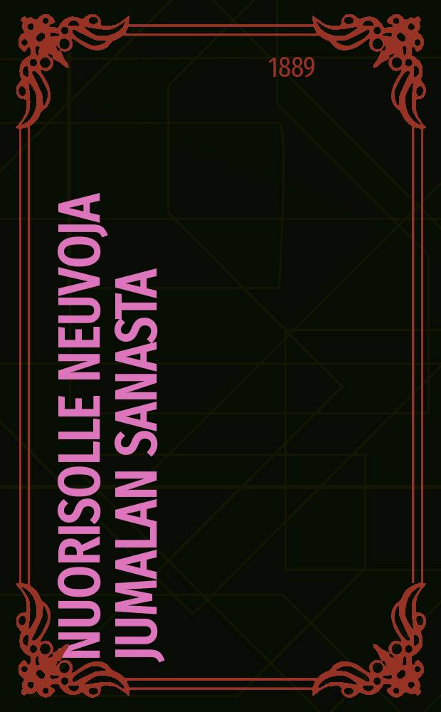 Nuorisolle neuvoja Jumalan sanasta