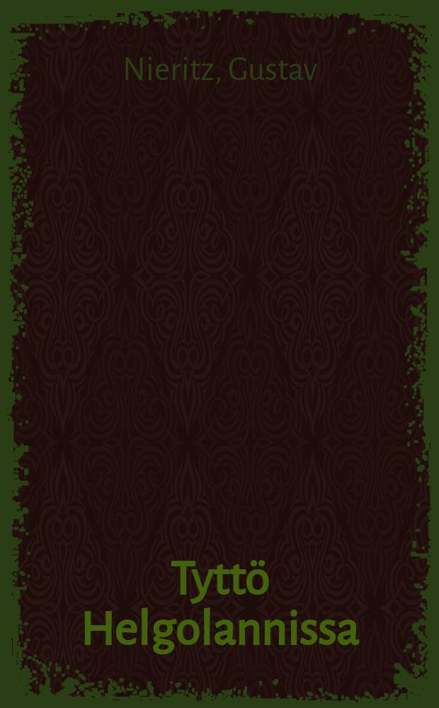 Tyttö Helgolannissa