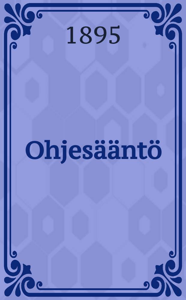 Ohjesääntö