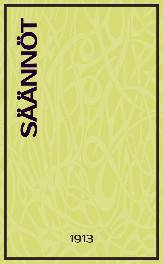 S&auml;&auml;nn&ouml;t