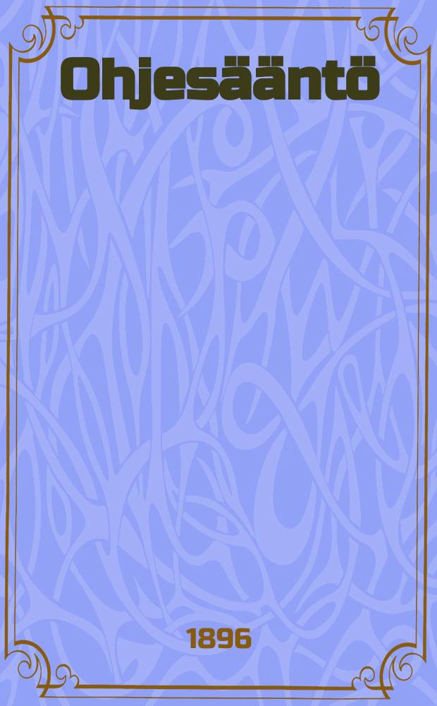 Ohjes&auml;&auml;nt&ouml;