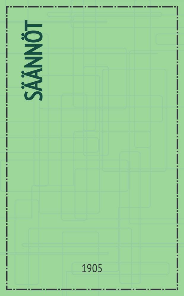 S&auml;&auml;nn&ouml;t