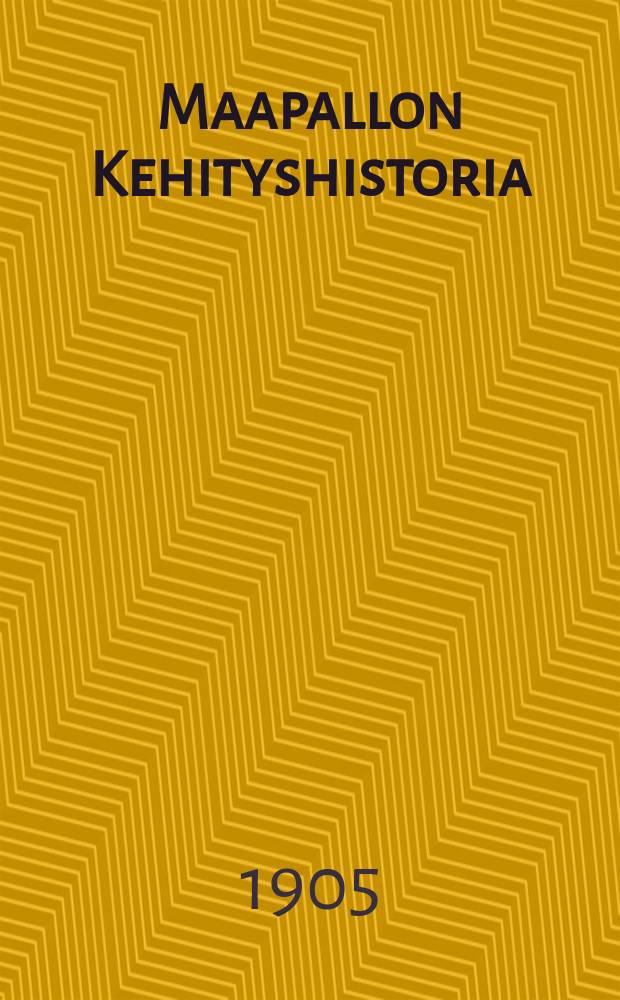 Maapallon Kehityshistoria