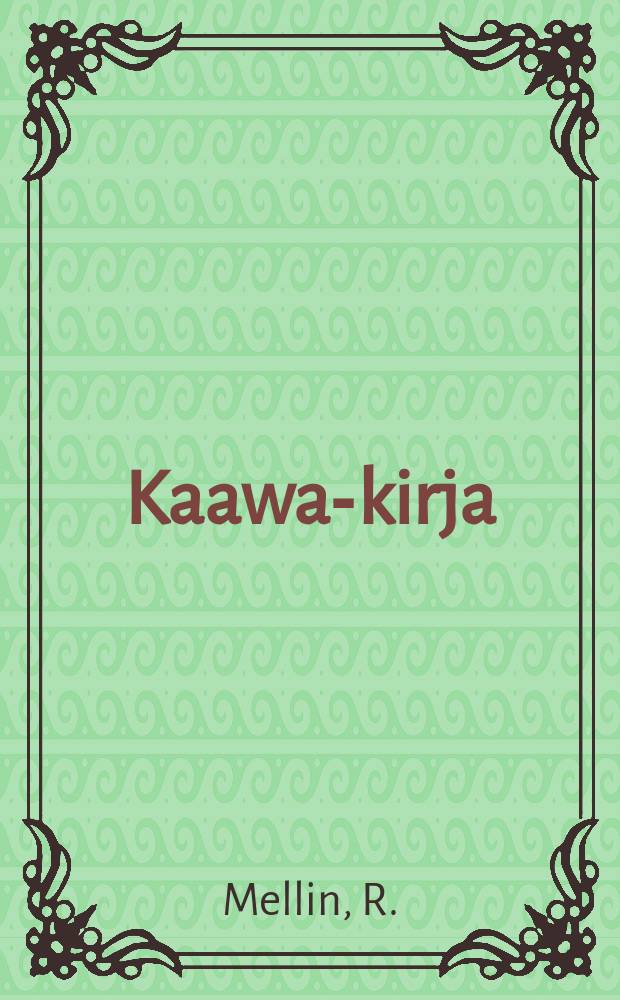 Kaawa-kirja