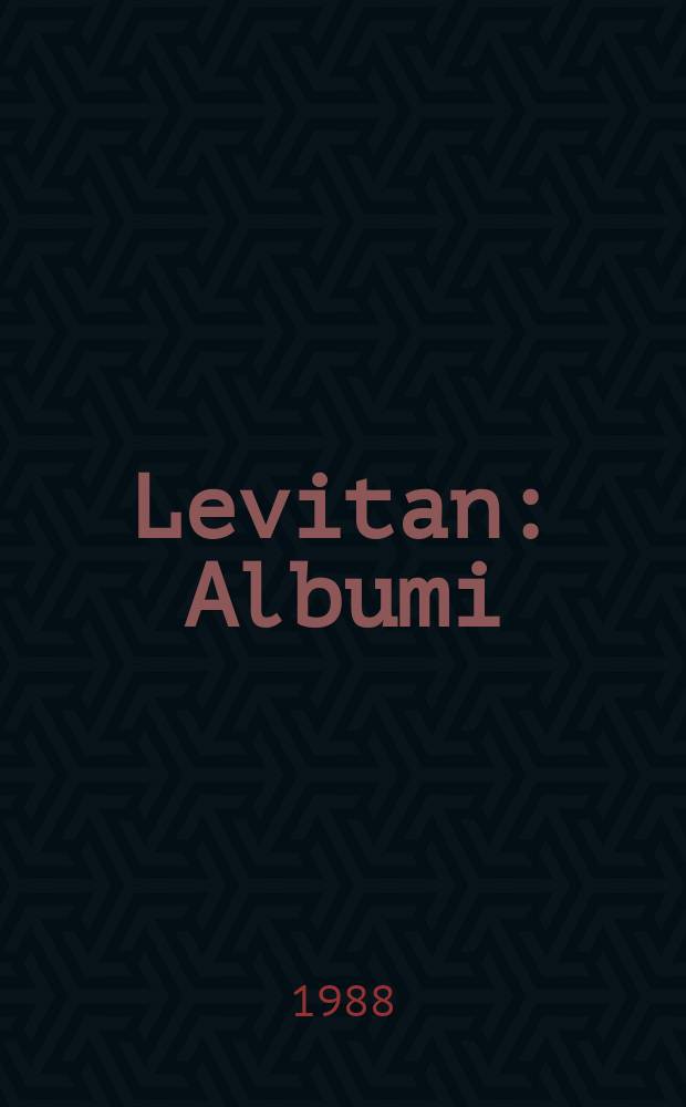 Levitan : Albumi
