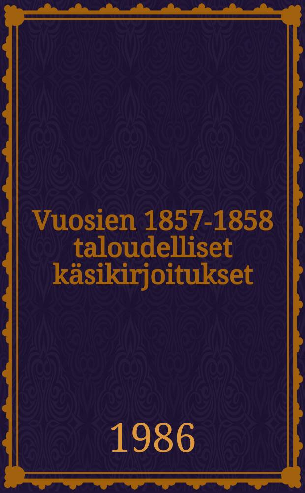 Vuosien 1857-1858 taloudelliset k&auml;sikirjoitukset ("Grundrisse"):K&auml;&auml;n. saks. tekstist&auml;, joka on julk. nimell&auml; "Grundrisse der Kritik der polit. &Ouml;konomie" ("Poliitt. taloustieteen arv.peruspiirteet"). 2 : Osa2