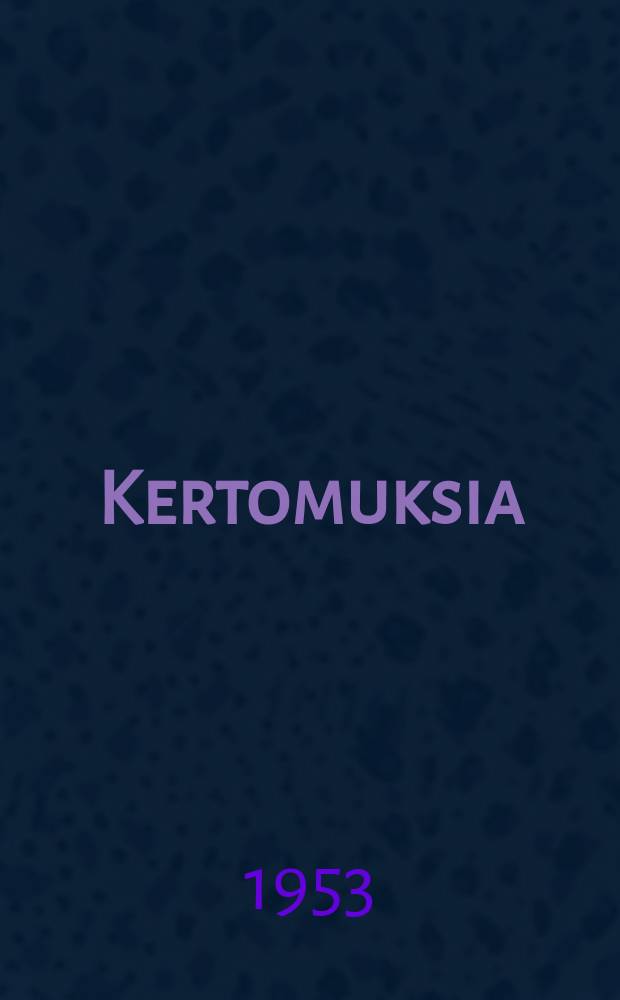 Kertomuksia
