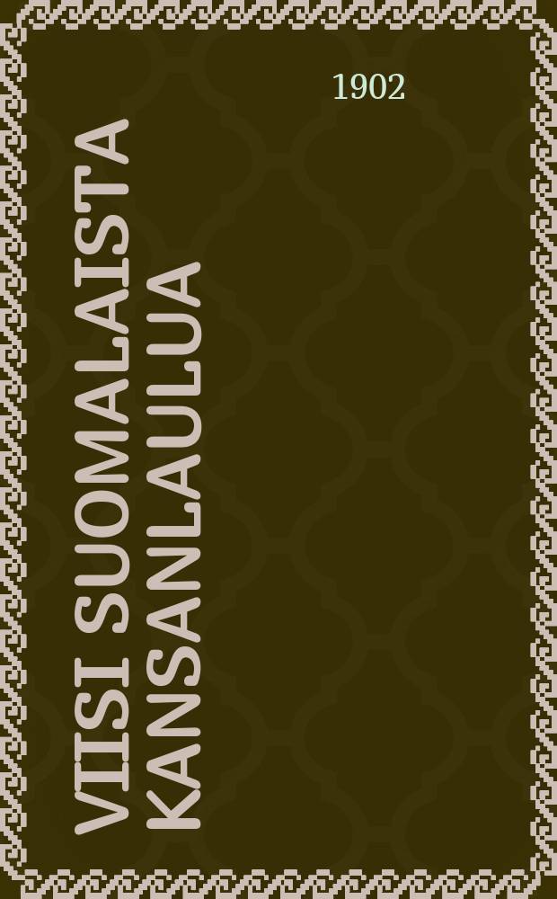 Viisi suomalaista kansanlaulua = Пять финских народных песен