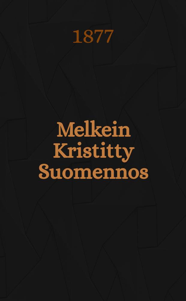 Melkein Kristitty Suomennos