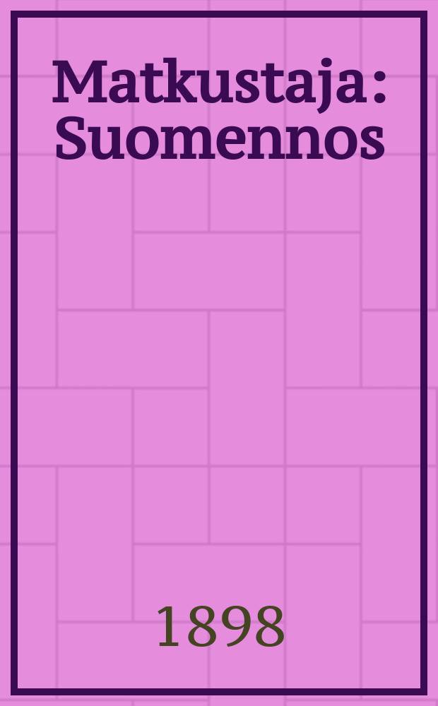 Matkustaja : Suomennos : Stowaway