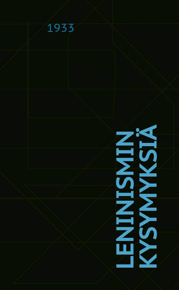 Leninismin kysymyksiä