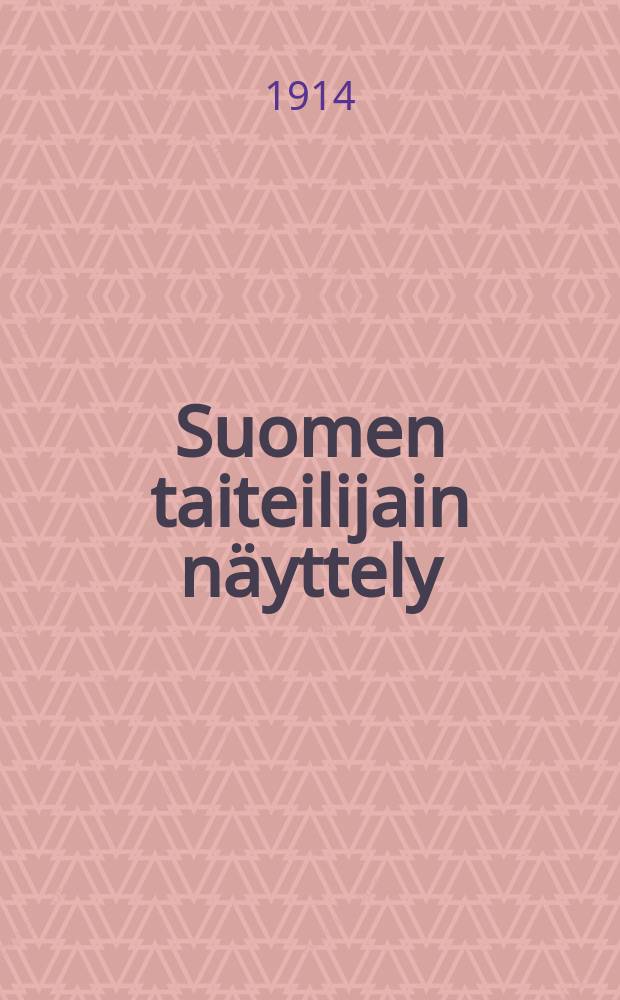 Suomen taiteilijain näyttely : II