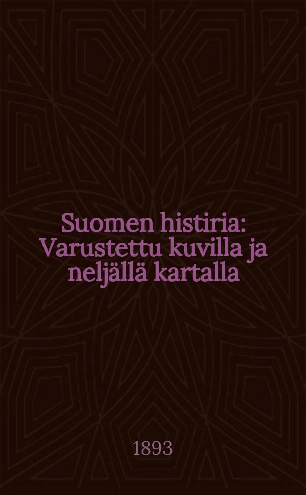 Suomen histiria : Varustettu kuvilla ja neljällä kartalla = Краткая история Финляндии