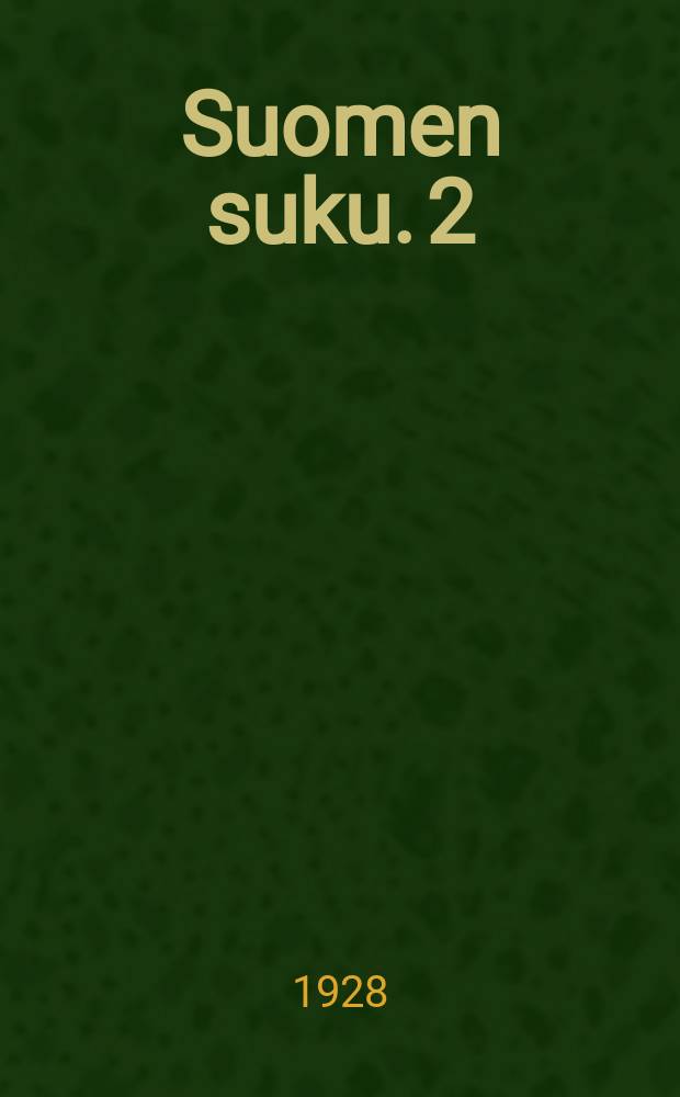 Suomen suku. 2