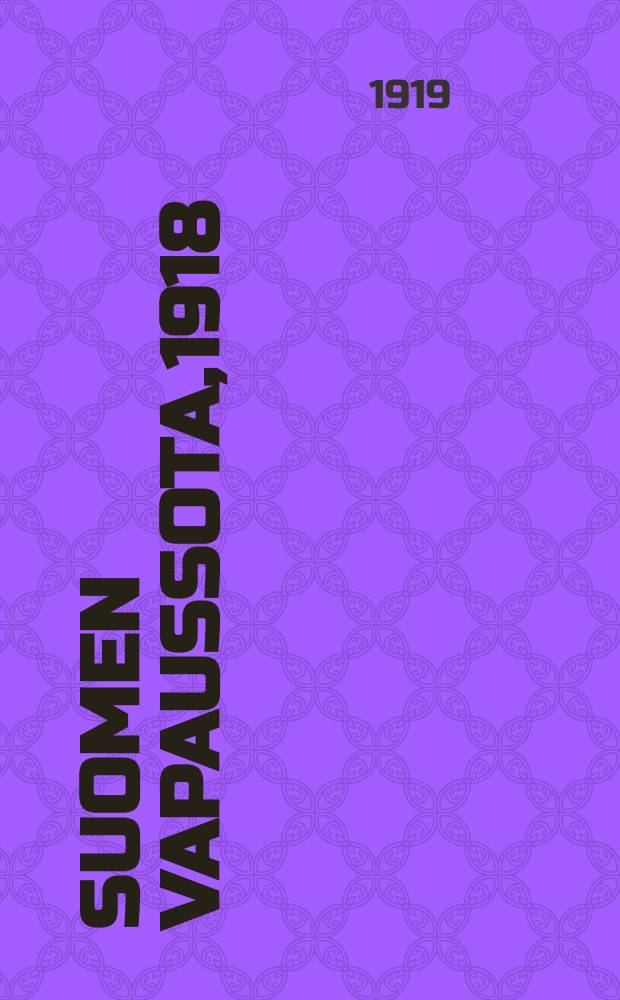 Suomen vapaussota,1918