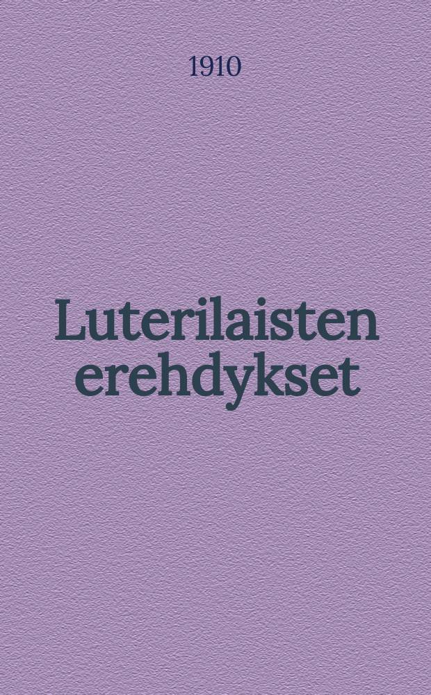 Luterilaisten erehdykset = Ошибки лютеран.