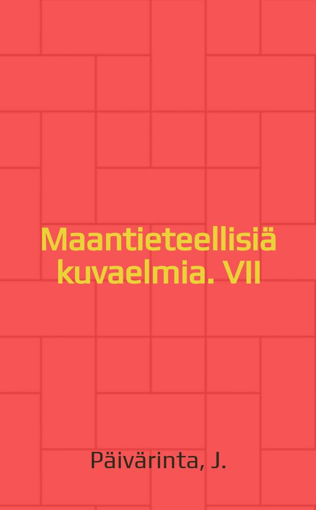 Maantieteellisiä kuvaelmia. VII : Venäjä 3