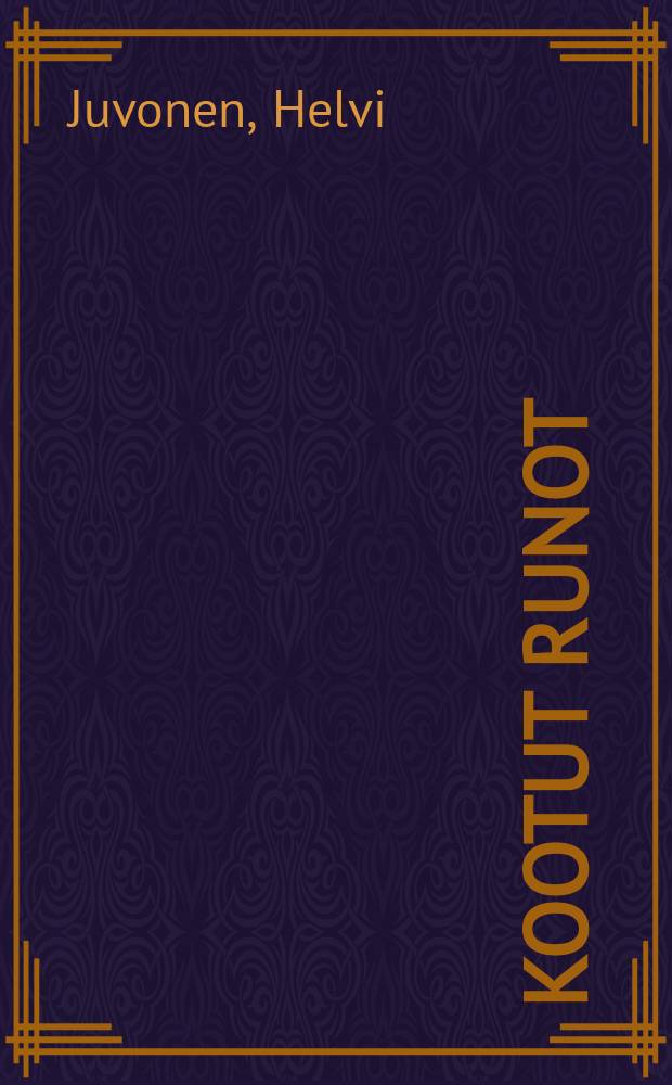 Kootut runot