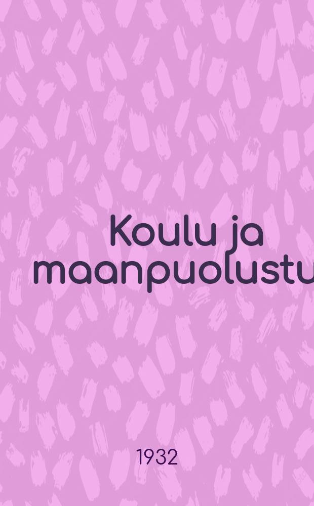 Koulu ja maanpuolustus