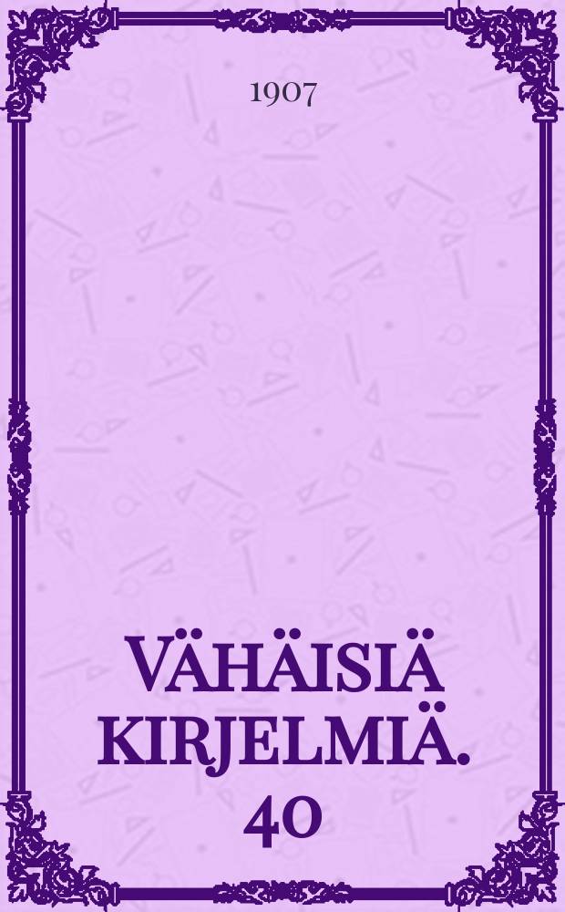Vähäisiä kirjelmiä. 40 : Virulaisista paikannimistä 1200 - luvulla