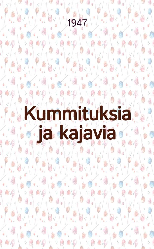 Kummituksia ja kajavia : Muistelmia Eino Leinosta ja Gustaf Mattsonista