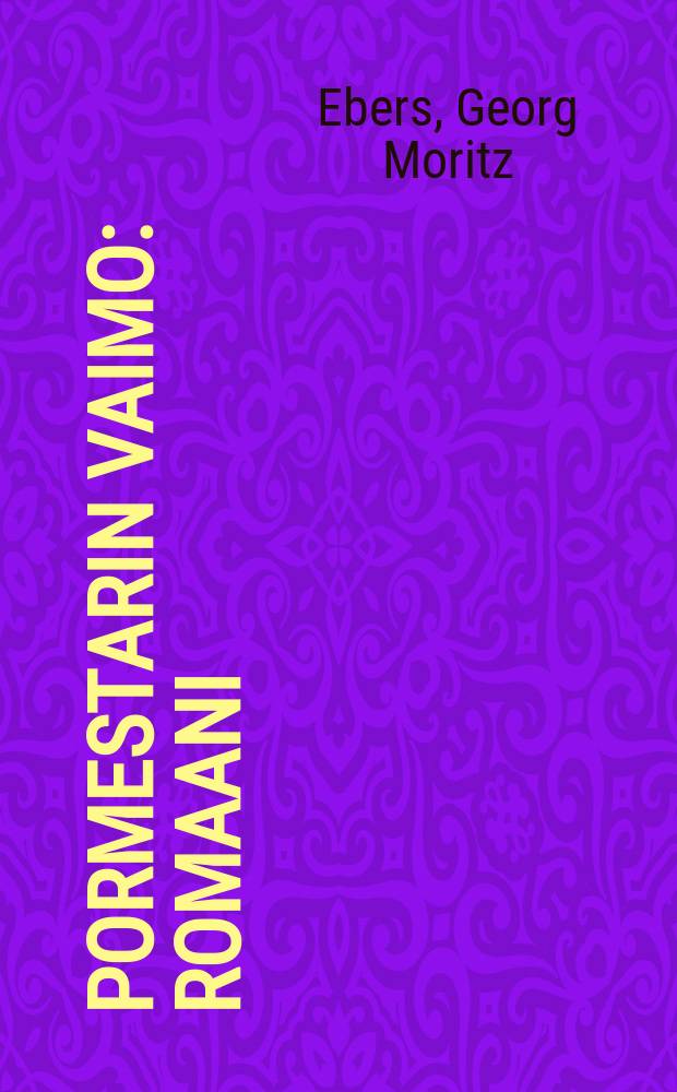 Pormestarin vaimo : Romaani