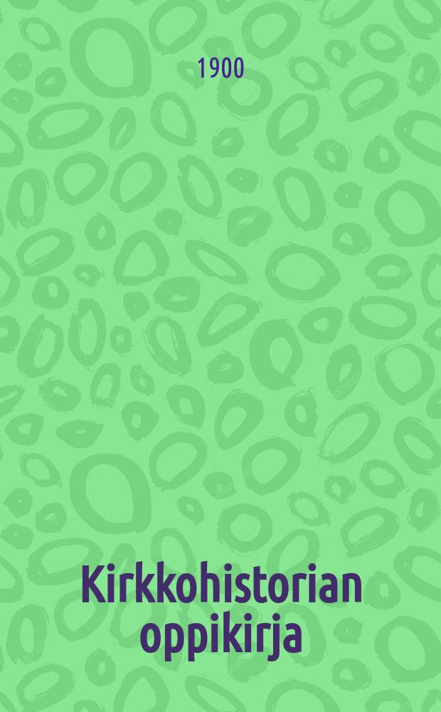 Kirkkohistorian oppikirja