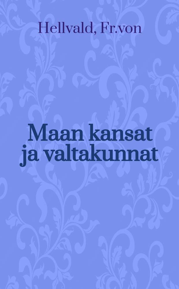 Maan kansat ja valtakunnat