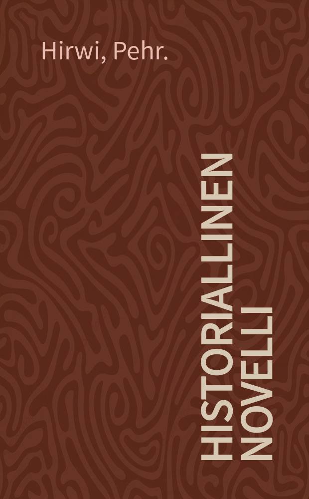 Historiallinen novelli