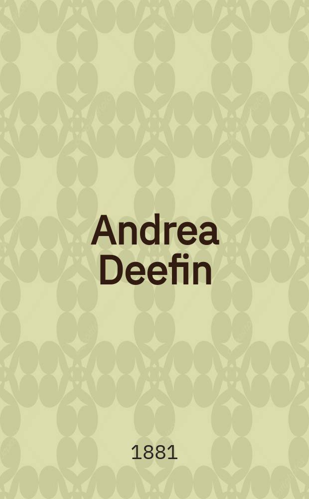 Andrea Deefin