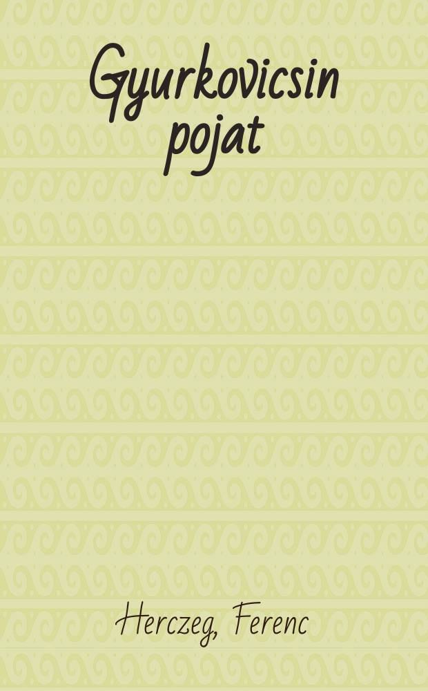 Gyurkovicsin pojat