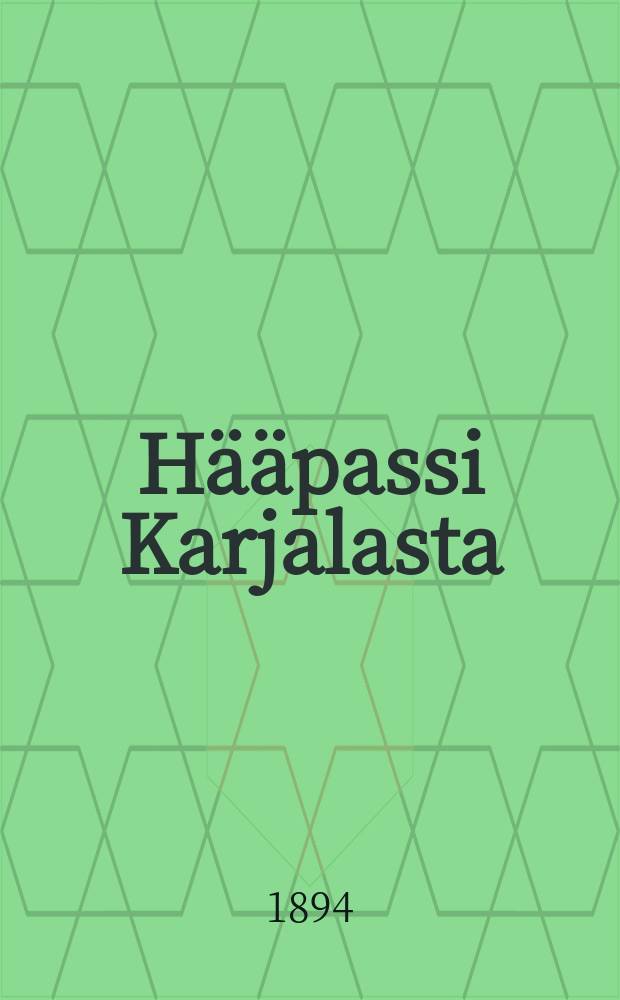 Hääpassi Karjalasta