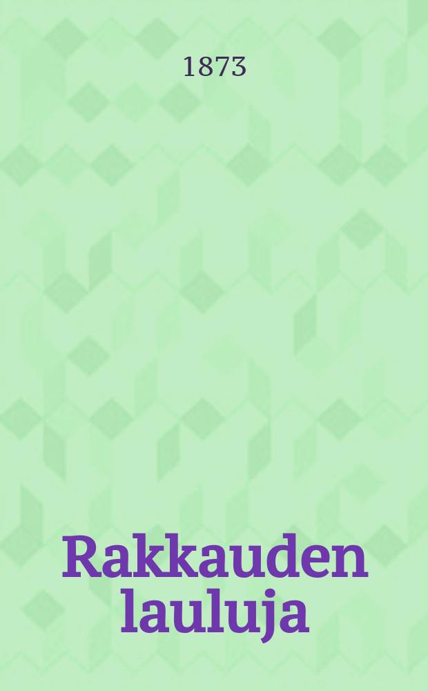 Rakkauden lauluja