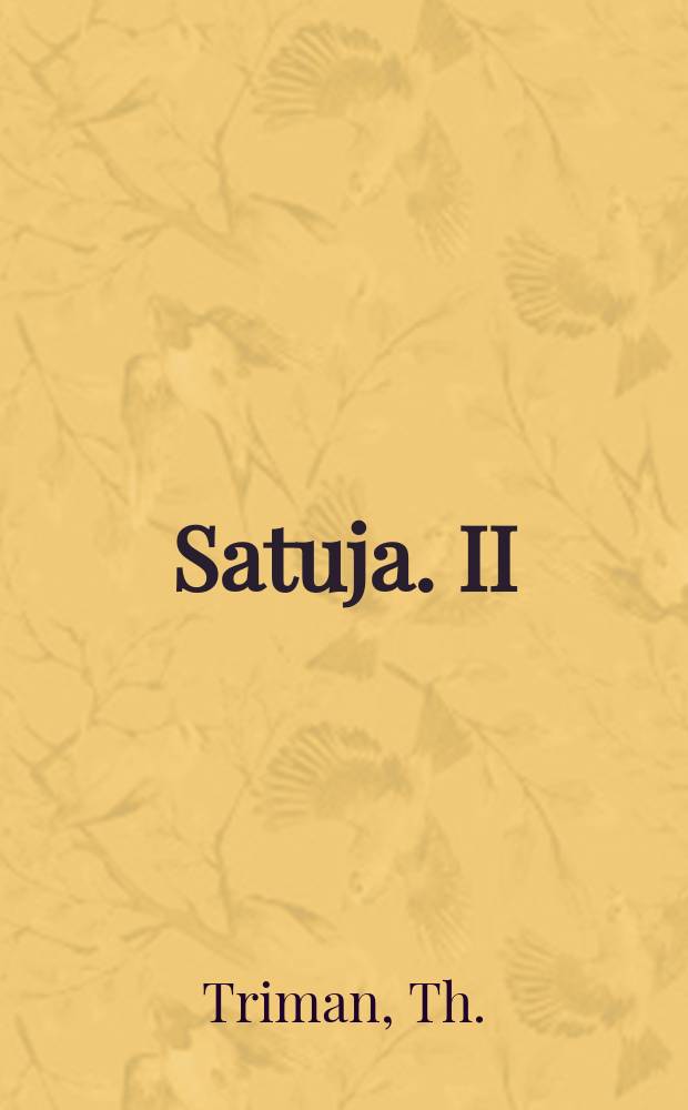 Satuja. II