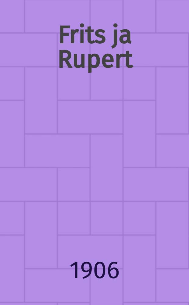 Frits ja Rupert
