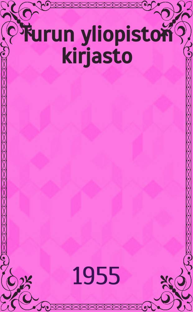 Turun yliopiston kirjasto