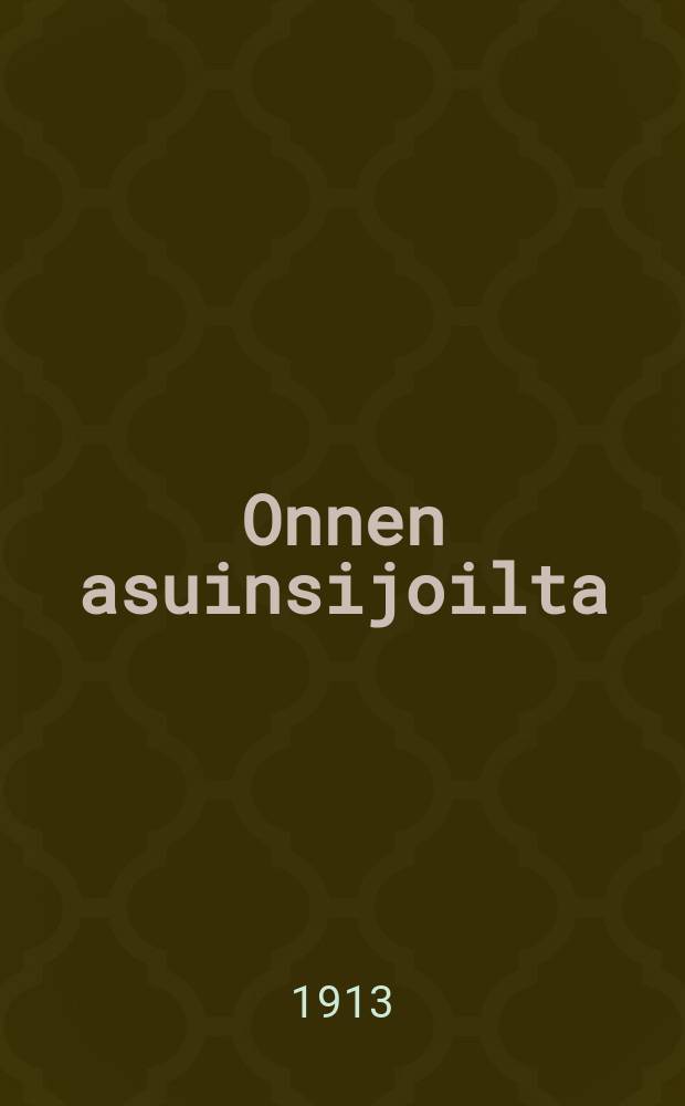 Onnen asuinsijoilta