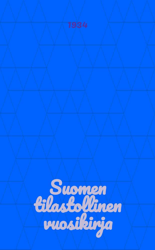 Suomen tilastollinen vuosikirja : Uusi sarja Tilastollisen päatoimiston julkaisema. 32 : Vuosikerta 32