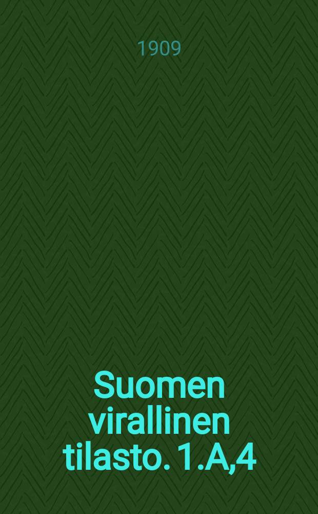 Suomen virallinen tilasto. 1.A,4 : Kauppa