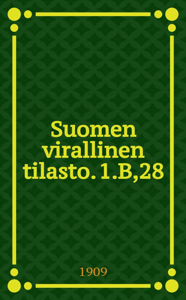 Suomen virallinen tilasto. 1.B,28 : Merenkulku