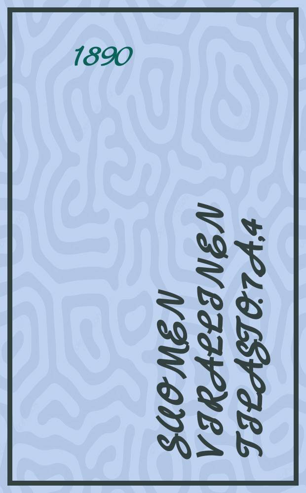 Suomen virallinen tilasto. 7.A,4 : Säästöpankkitilasto