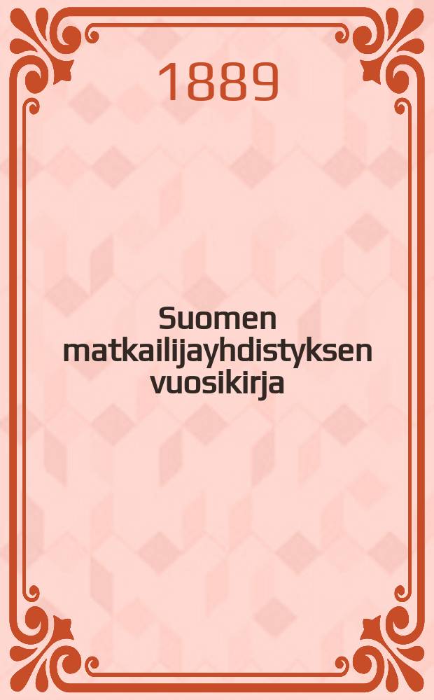Suomen matkailijayhdistyksen vuosikirja