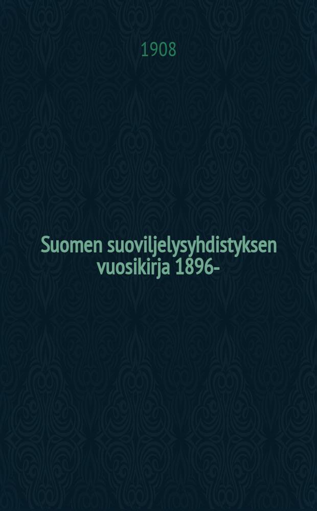 Suomen suoviljelysyhdistyksen vuosikirja 1896- : Vuosikirja 1908